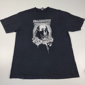 Vintage Y2k Famous Stars and Straps Travis Barker Black T- Shirt Men's‎ Large